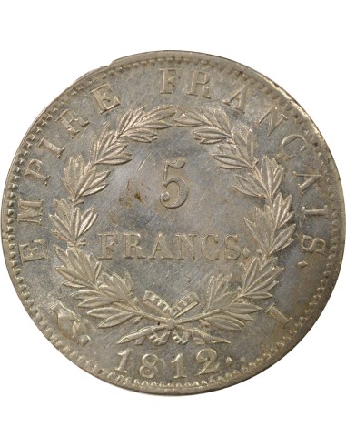 Roi d'Italie Empire 5 francs Argent 1812 I Limoges