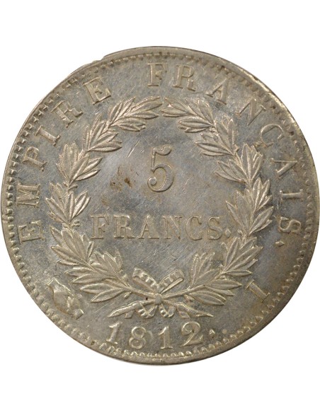Roi d'Italie Empire 5 francs Argent 1812 I Limoges