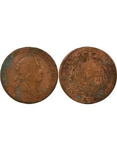 Pologne-Lituanie Stanislas II 1 trojak Cuivre 1783 Varsovie