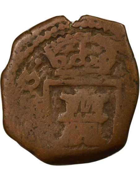 Espagne Charles II d'Espagne 2 maravedis Cuivre 1680