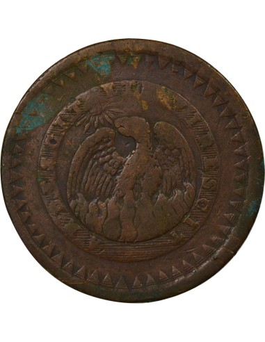 Argentine 20 decimos Bronze 1827-1830