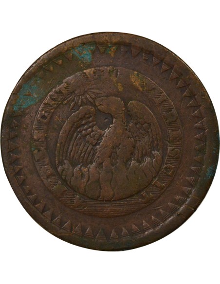 Argentine 20 decimos Bronze 1827-1830