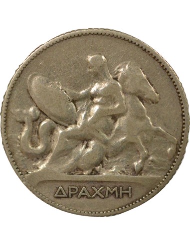 Grèce Georges I de Grèce 1 drachme Argent 1910 A Paris