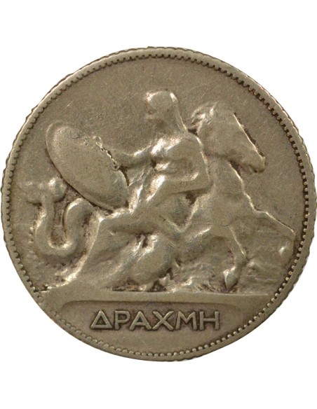 Grèce Georges I de Grèce 1 drachme Argent 1910 A Paris