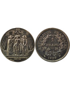 Etats Généraux 1 franc Nickel 1989 A Paris