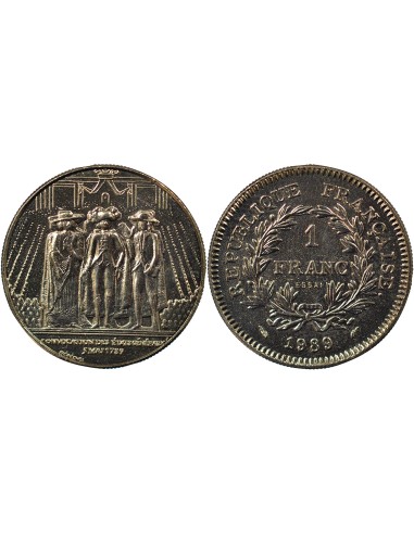 Etats Généraux 1 franc Nickel 1989 A Paris