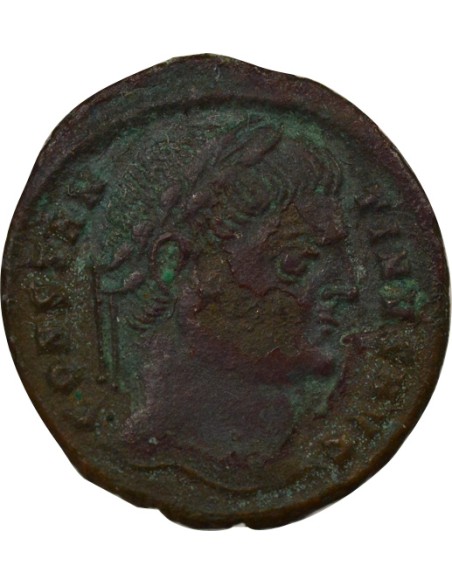 Rome Empire Constantin Ier Porte de Camp 1 nummus Cuivre 324-325 Cyzique