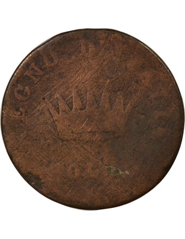 Roi d'Italie 1 soldo Cuivre 1808 M Milan