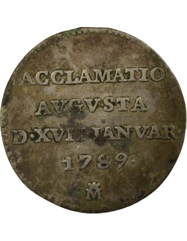 Espagne Charles IV d'Espagne 1 jeton Argent 1350 AH AI Madrid