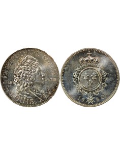 Louis XIV 1 médaille Argent 1980 A - Paris