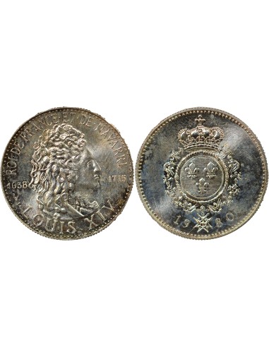 Louis XIV 1 médaille Argent 1980 A - Paris