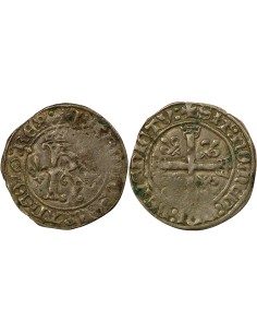 Charles VIII 1 carolus Billon 1488-1498 B Rouen