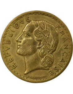Lavrillier Bronze Aluminium 5 francs Bronze-Alu 1945 C Castelsarrasin 2