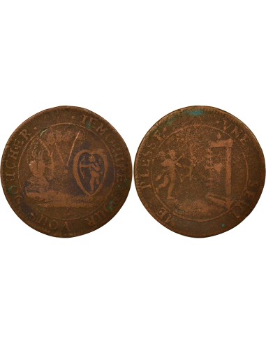 Galanterie 1 jeton Cuivre T Nantes
