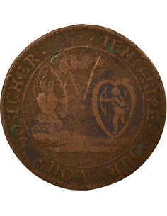 Galanterie 1 jeton Cuivre T Nantes 2