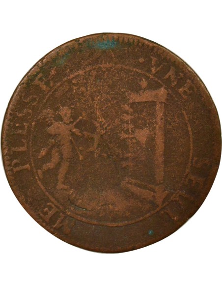 Galanterie 1 jeton Cuivre T Nantes