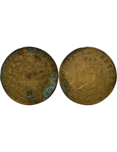 Henri de Fourcy Prévôt de Paris 1 jeton Laiton 1642