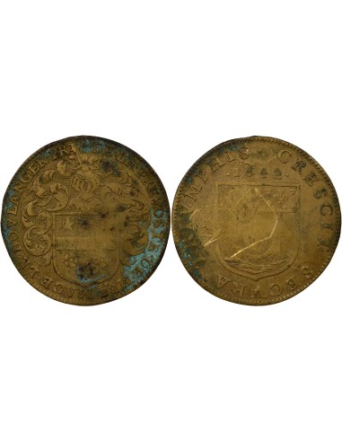 Henri de Fourcy Prévôt de Paris 1 jeton Laiton 1642