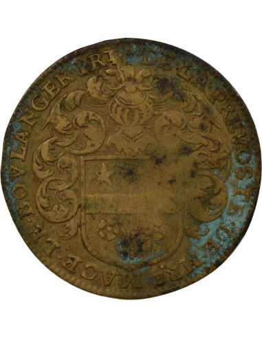 Henri de Fourcy Prévôt de Paris 1 jeton Laiton 1642