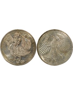 Allemagne Hans Jakob Christoph 5 mark Argent 1976 D Munich