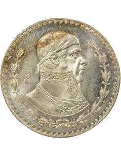 Mexique 1 peso Billon 1964 Mo Mexico City 2