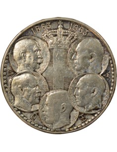 Grèce Paul Ier 30 drachmai Argent 1963 A Paris 2