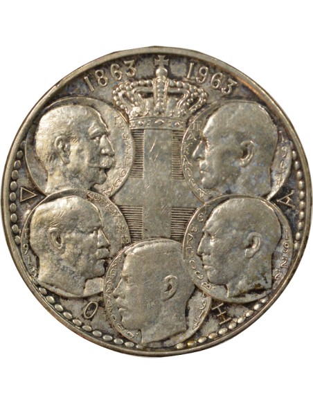 Grèce Paul Ier 30 drachmai Argent 1963 A Paris