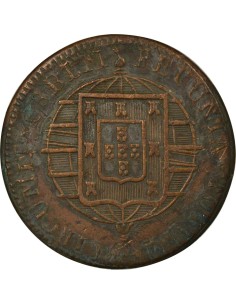 Brésil Jean VI du Portugal 40 reis Cuivre 1822 R Rio de Janeiro 2