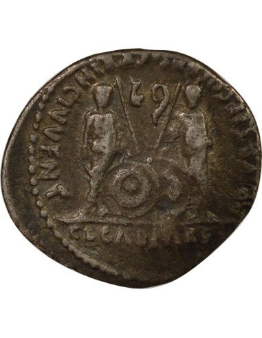Rome Empire Auguste Caius & Lucius 1 denier Argent 2 Av JC - 12 D Lyon