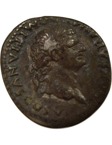 Rome Empire Domitien Mains jointes 1 denier Argent 79 R Rome