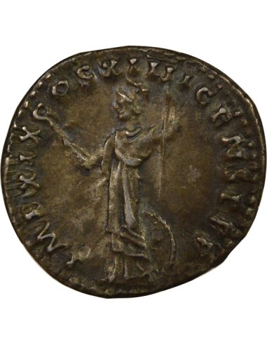 Rome Empire Domitien Minerve 1 denier Argent 88 R Rome