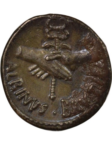 République Romaine Decimus Junius Brutus 1 denier Argent 48 Av JC R Rome