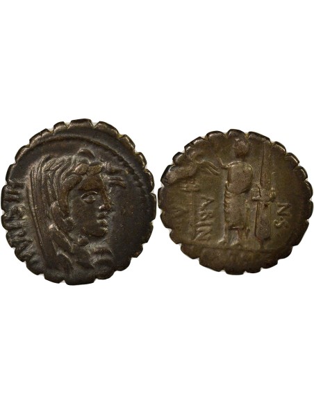 République Romaine Aulus Postumius 1 denier Argent 81 Av JC R Rome