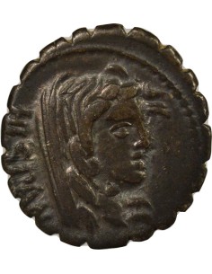 République Romaine Aulus Postumius 1 denier Argent 81 Av JC R Rome 2