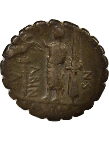 République Romaine Aulus Postumius 1 denier Argent 81 Av JC R Rome