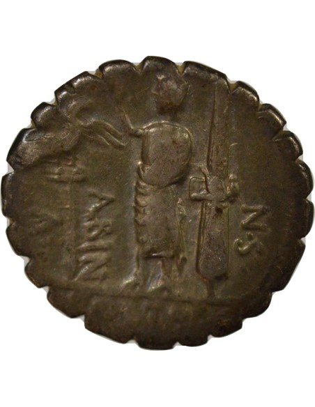 République Romaine Aulus Postumius 1 denier Argent 81 Av JC R Rome