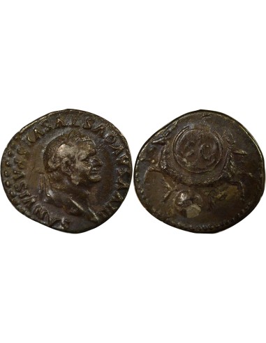 Rome Empire Vespasien Capricornes 1 denier Argent 79-80 R Rome