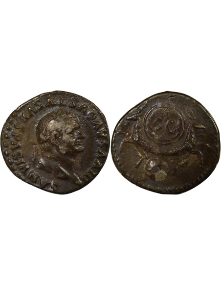 Rome Empire Vespasien Capricornes 1 denier Argent 79-80 R Rome