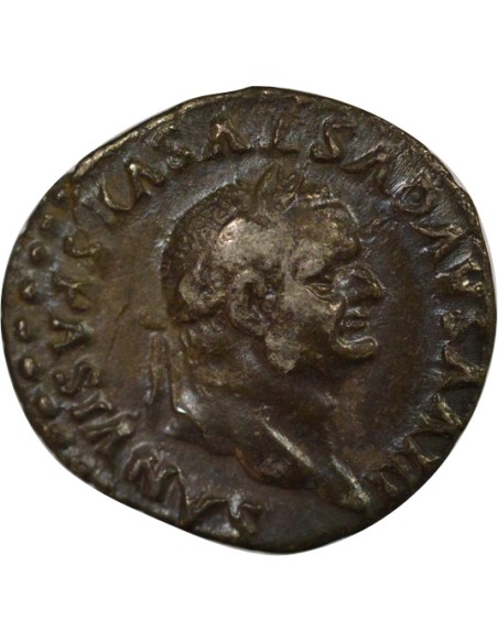 Rome Empire Vespasien Capricornes 1 denier Argent 79-80 R Rome