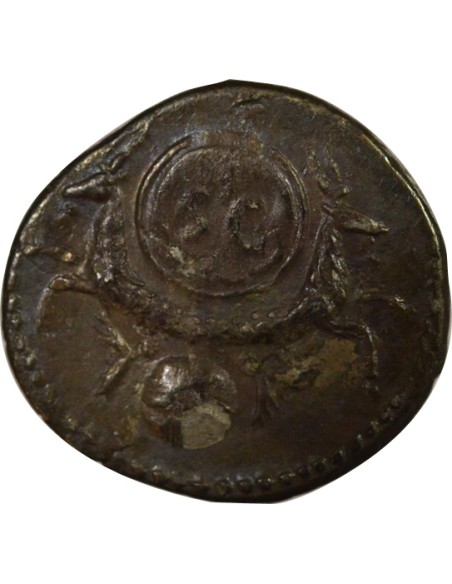 Rome Empire Vespasien Capricornes 1 denier Argent 79-80 R Rome