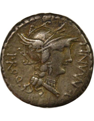 République Romaine Lucius Manlius 1 denier Argent 82 Av JC