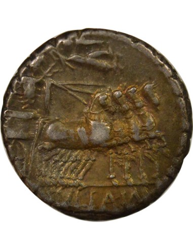 République Romaine Lucius Manlius 1 denier Argent 82 Av JC