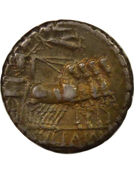 République Romaine Lucius Manlius 1 denier Argent 82 Av JC