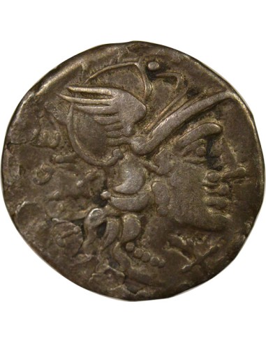 République Romaine Caius Curiatius 1 denier Argent 142 Av JC R Rome