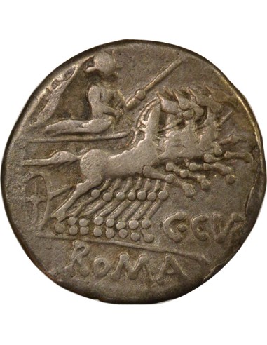 République Romaine Caius Curiatius 1 denier Argent 142 Av JC R Rome