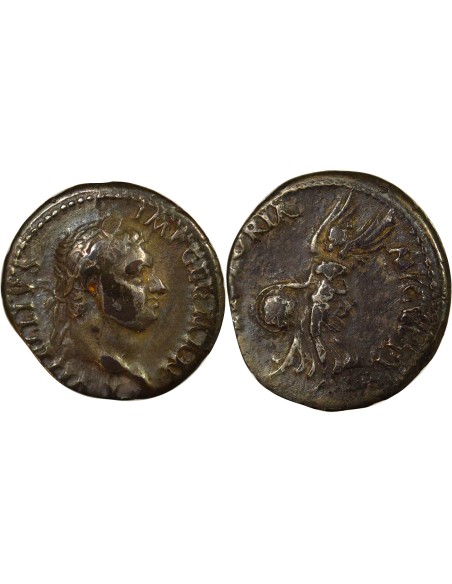 République Romaine Vitellius Victoria 1 denier Argent 69 R Rome