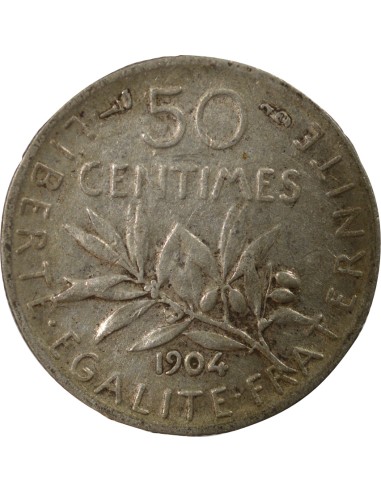 France Semeuse - 50 Centimes 1904