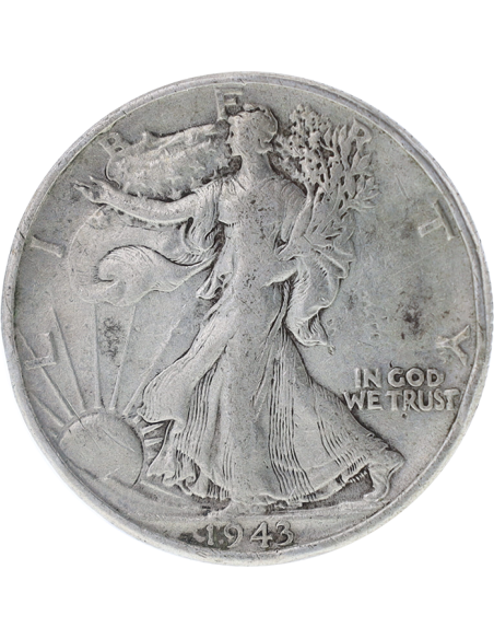 USA 1/2 Dollar Liberty Walking