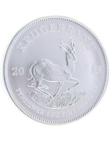 Afrique du Sud Once, 1 Krugerrand Argent - 2018