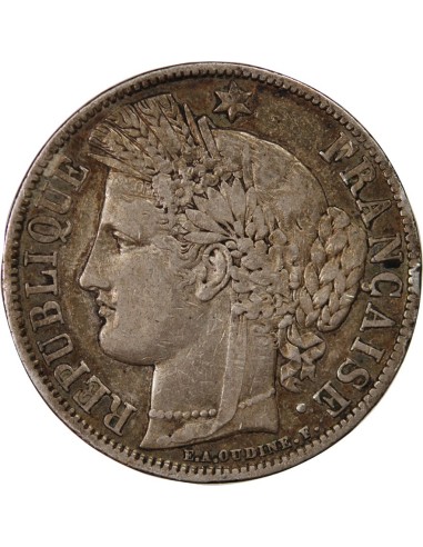France 5 Francs 1849-1851 - Ateliers variés - Cérès - IIème République